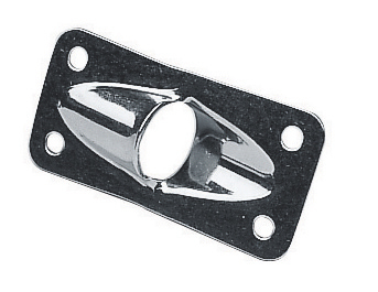 Halyard exit plate