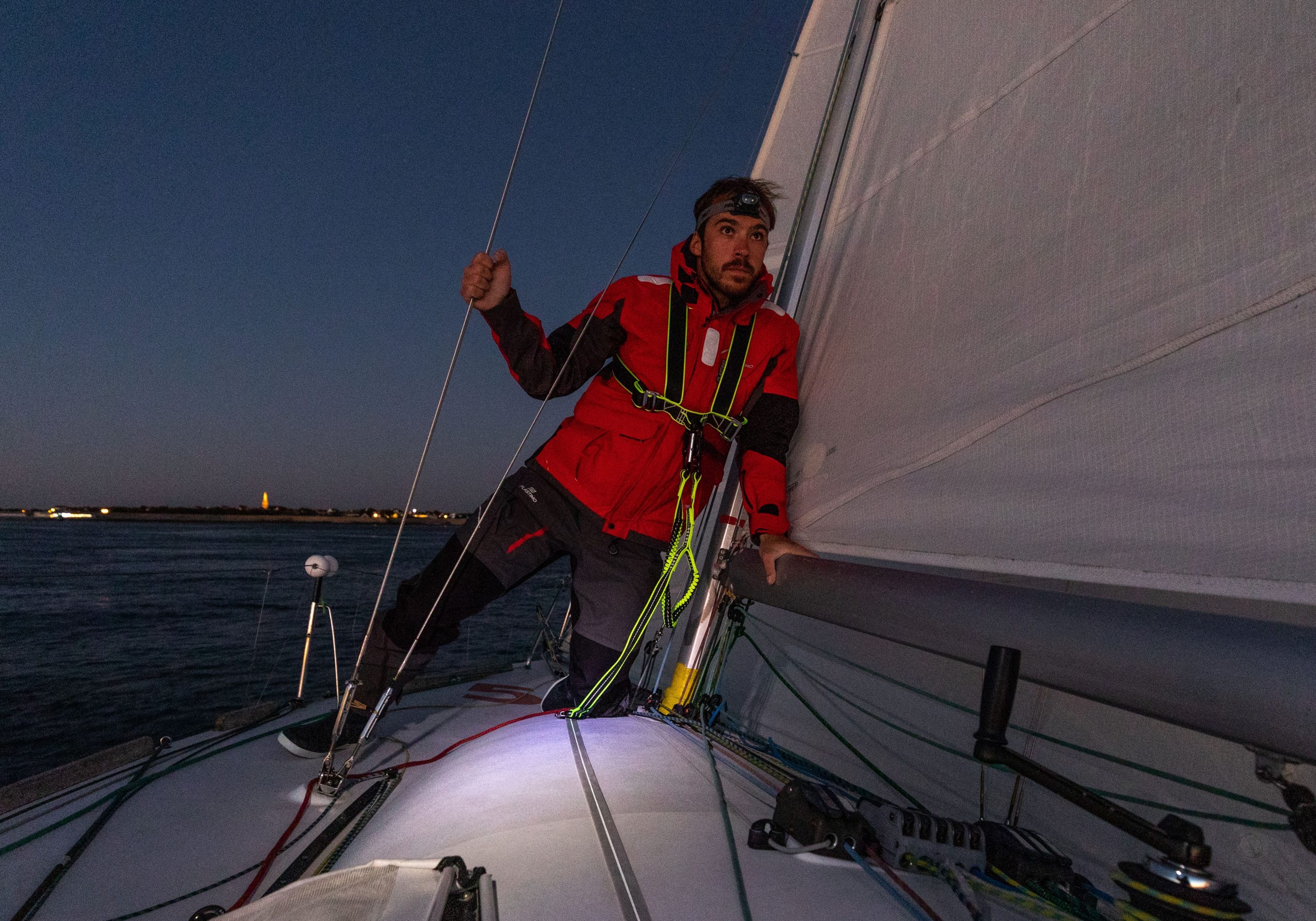 Retro-reflective strap jacklines - imagine 4