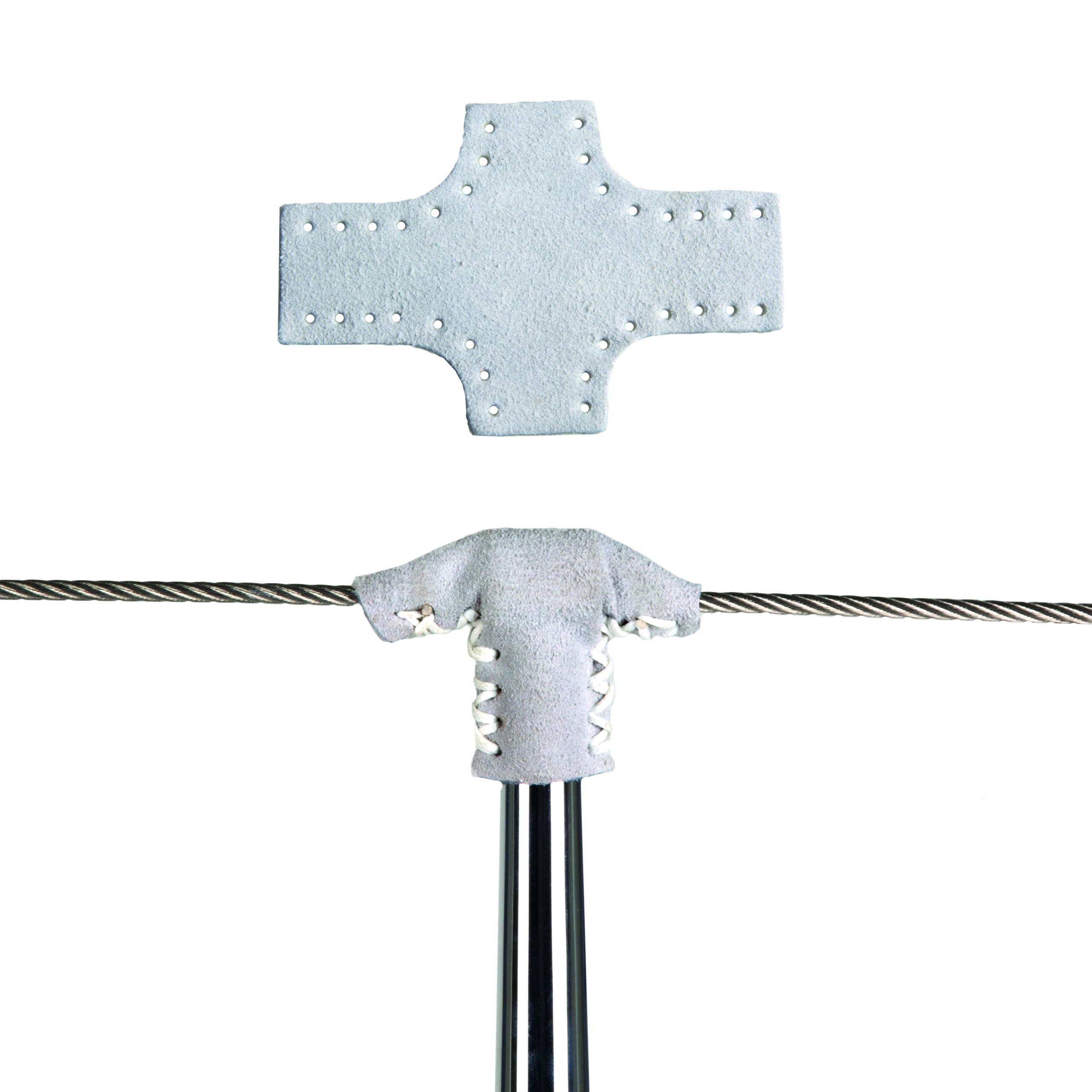 Leather protection for guardrail & stanchion - imagine 3