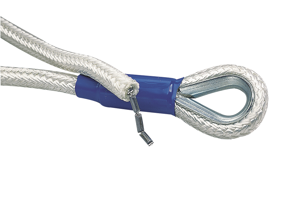 Mixed (rope/lead) anchoring lines