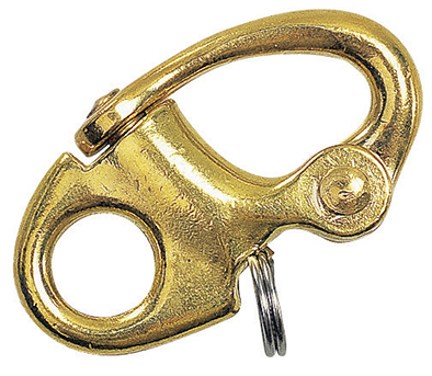 Snap shackles with fixed eye