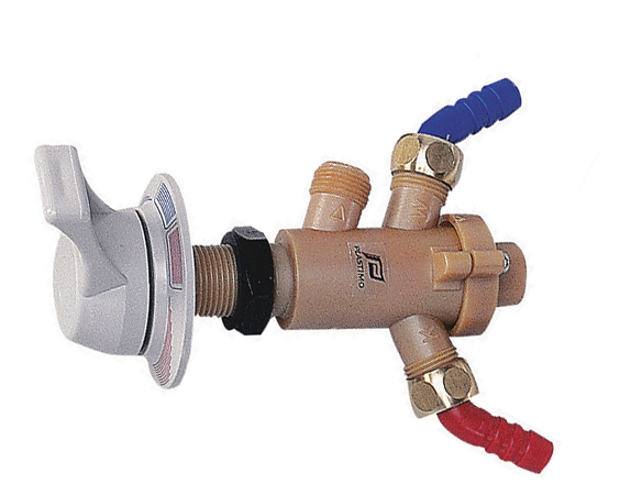 Wall mount shower lever