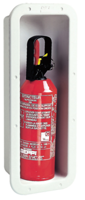 Fire extinguisher storage case