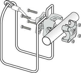 Horseshoe buoy rack - imagine 3