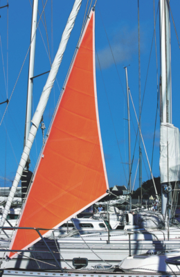 Fluorescent storm jib