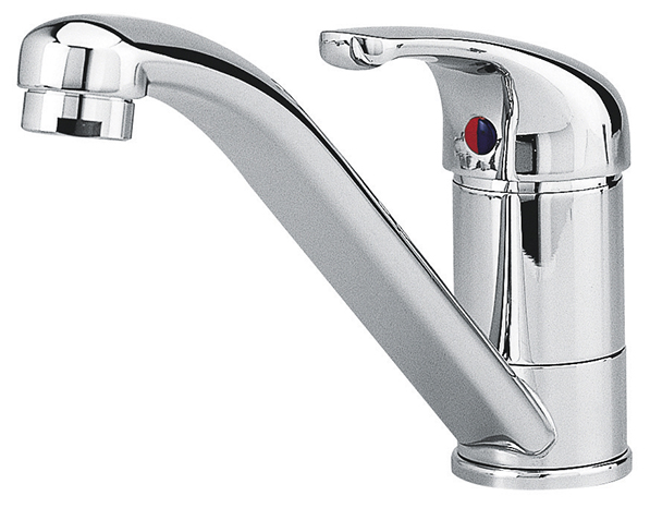 Mixer tap with long spout