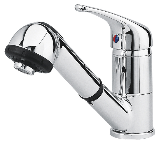 Mixer taps with shower head