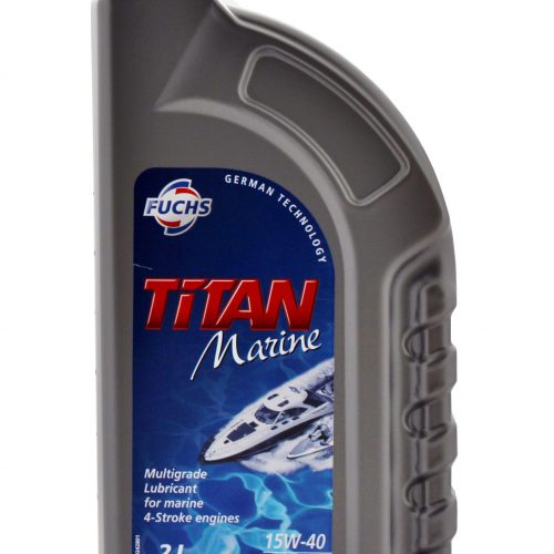 Titan Marine 15W-40 lubricant for 4-stroke inboard and outboard engines, petrol and diesel