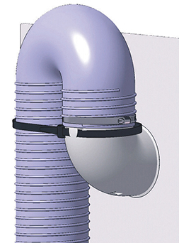 Connectors for ventilation shaft - imagine 3