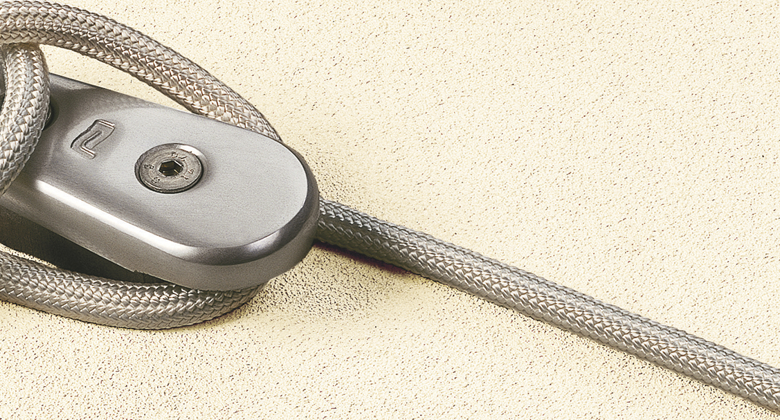 Braided polyester docking rope