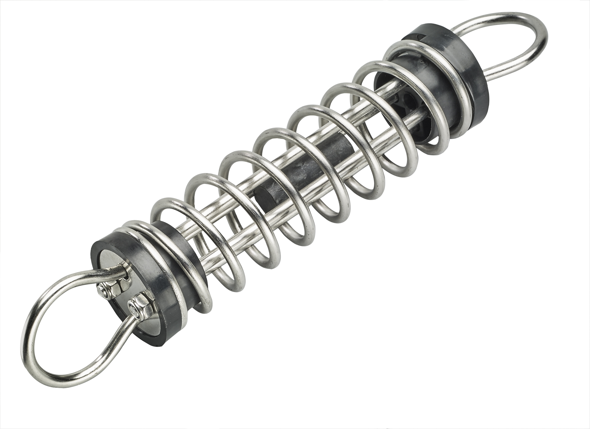 Silent st. steel mooring spring