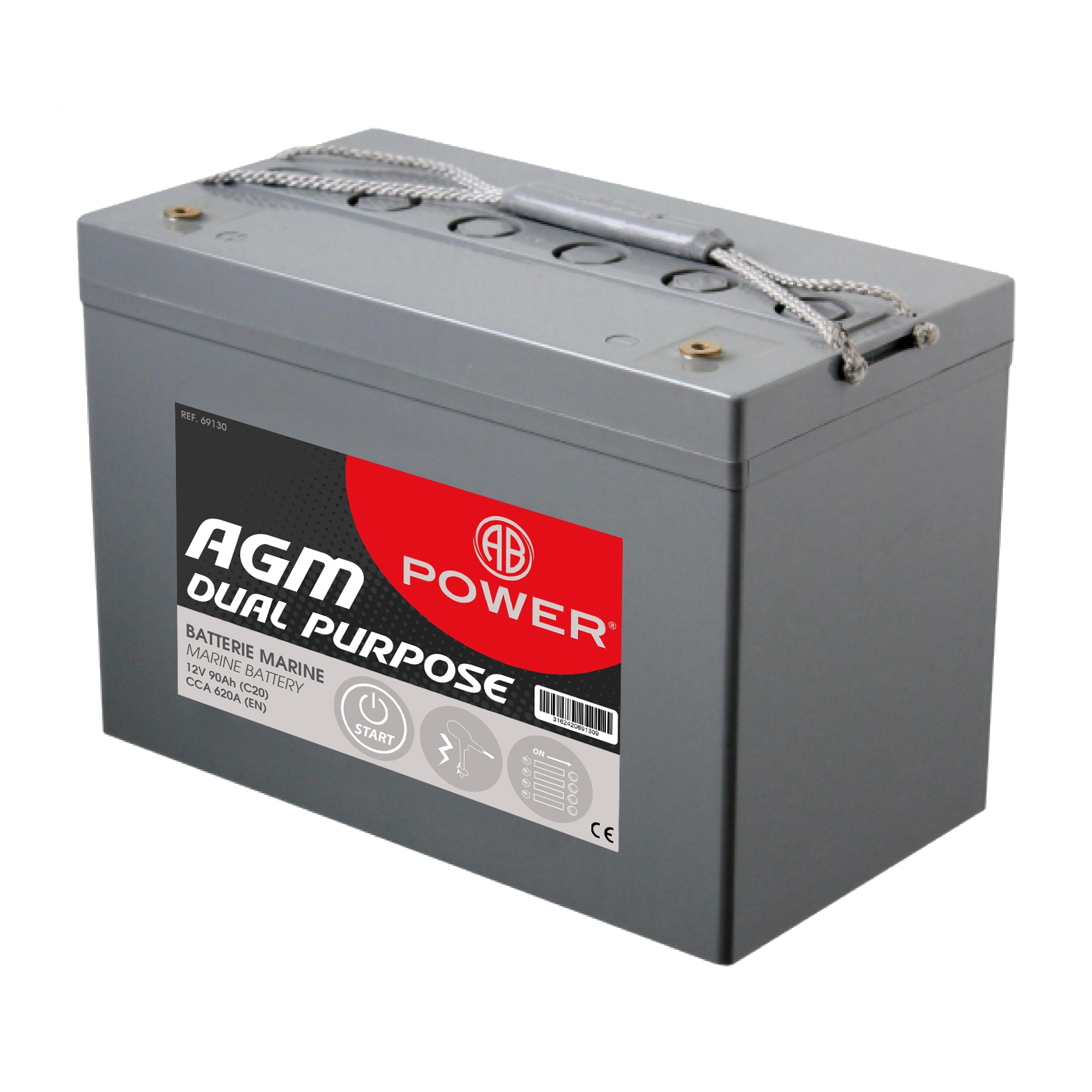 AGM Dual Purpose Battery