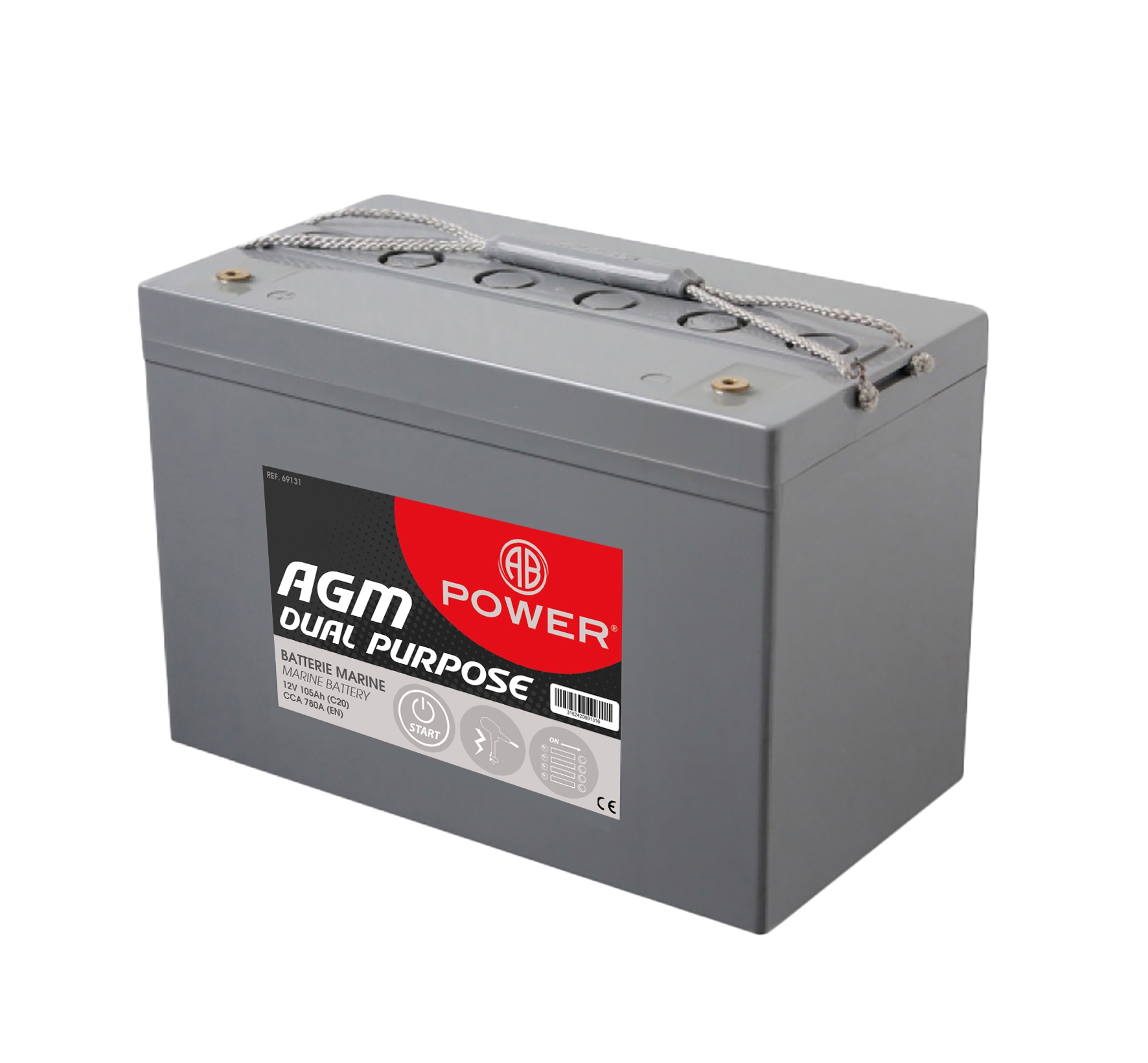 AGM Dual Purpose Battery - imagine 2