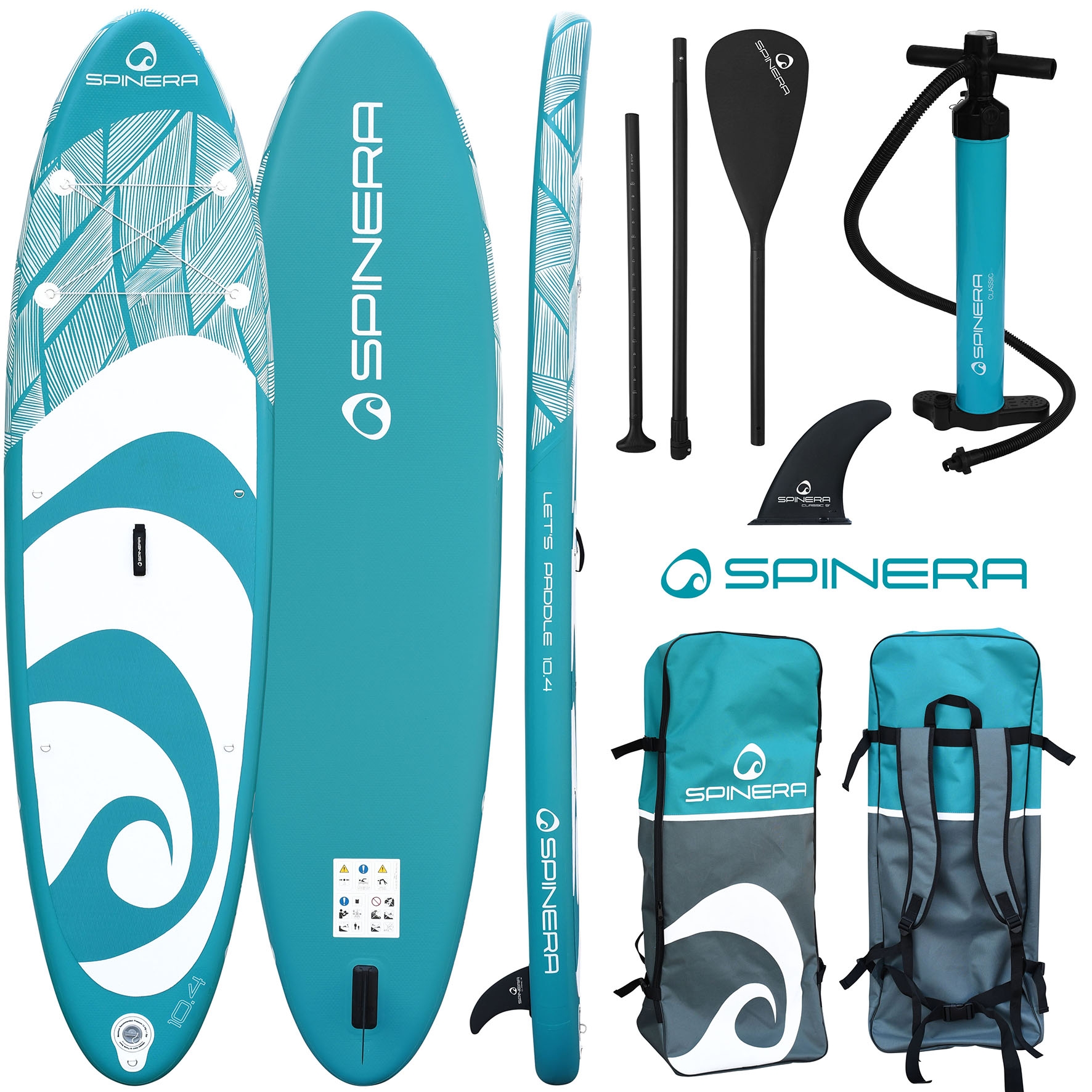 Spinera inflatable Stand up Paddle SUP pack - imagine 2