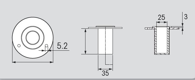 FEMALE FIXING FOR GANGWAY - imagine 2
