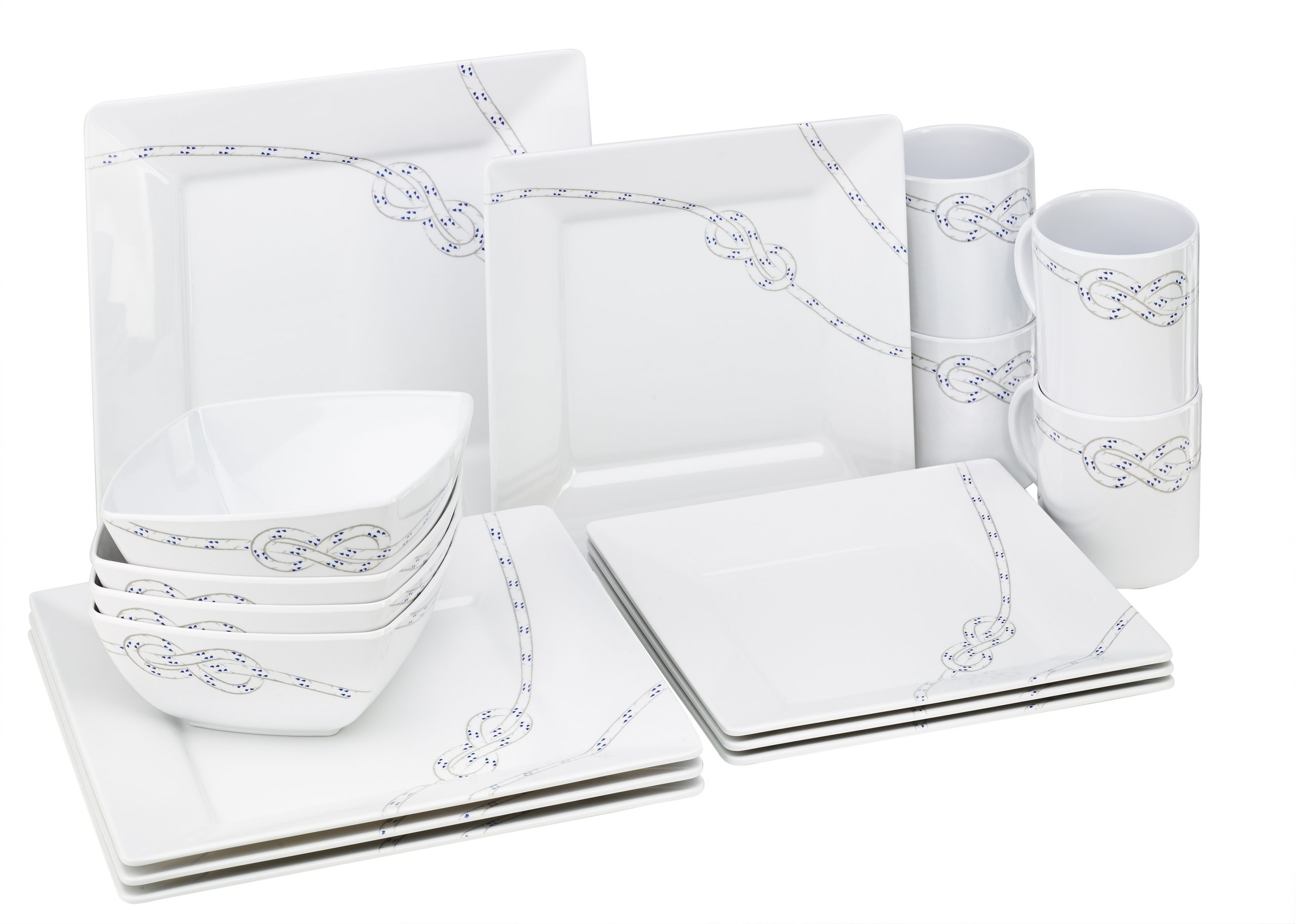 SOUTH PACIFIC TABLEWARE - SQUARE PLATES