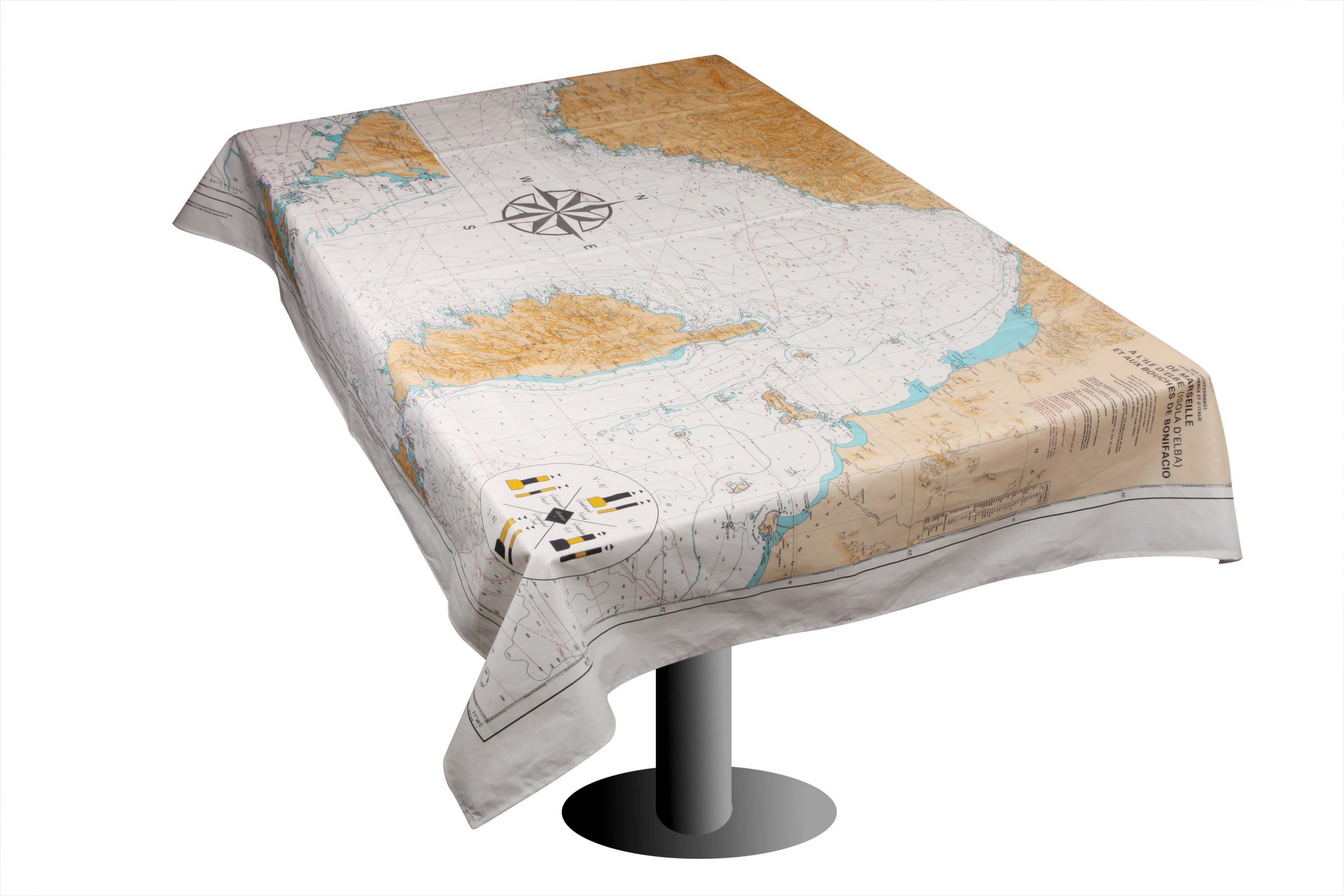 Nappes enduites motif Cartes SHOM - imagine 6