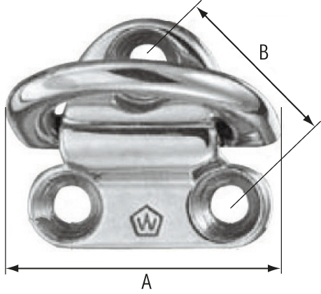 Folding pad eye, Wichard - imagine 5