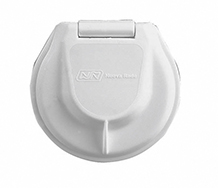 Spare anti-backwash lid for raked scupper