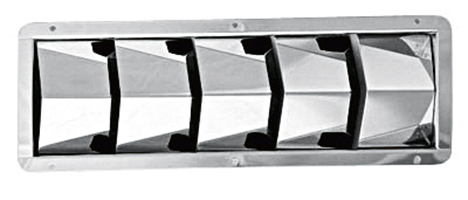 AISI 316 st. steel louvered vents - imagine 3
