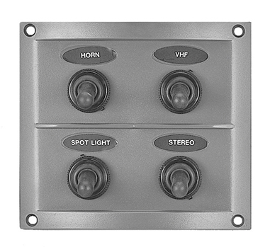 Plastic waterproof switch panel