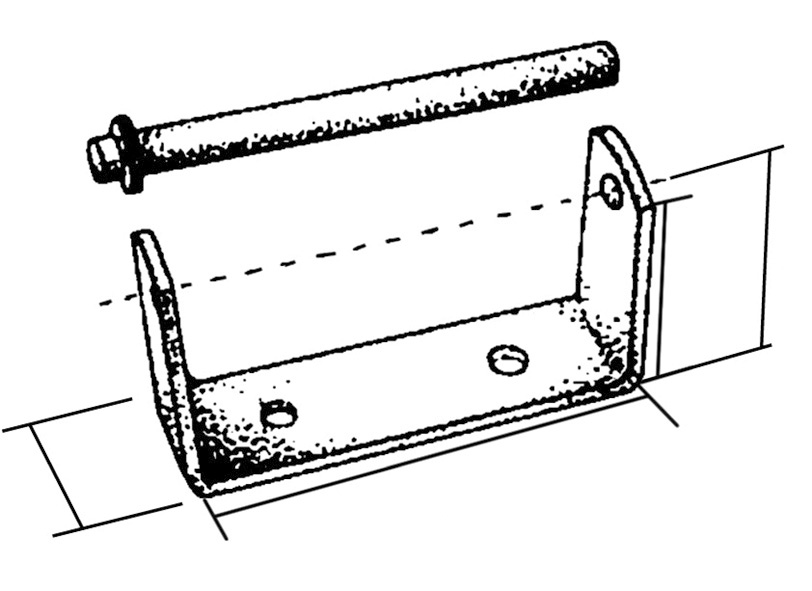 Roller brackets (without spindle)