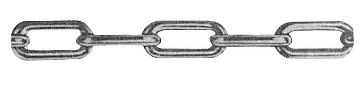 Long-link st. steel chain