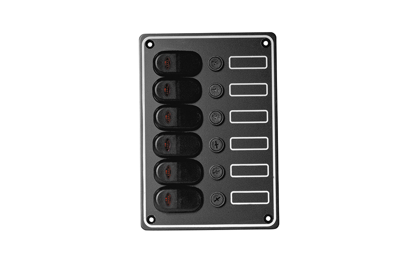 Aluminium waterproof switch panel - imagine 2