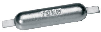 Weld-on anodes, galvanised steel fixing strap - imagine 4