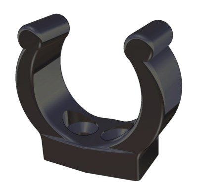 Fixing clip for flag