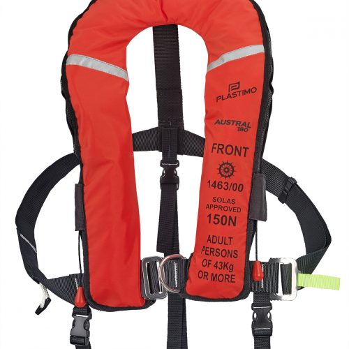 Vestă de salvare Plastimo Austral 180 N, cu ham