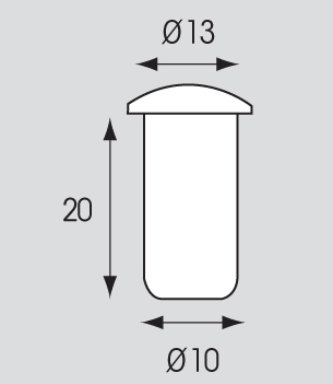 Lampe Dot Opal - imagine 2