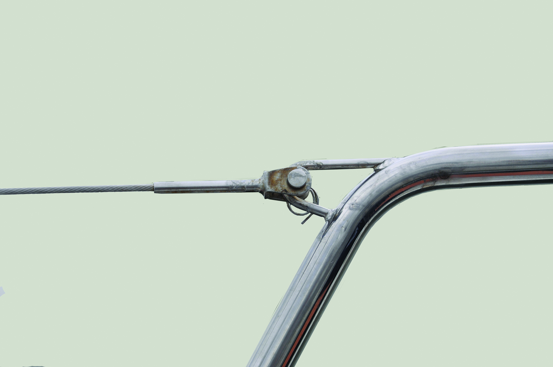 Leather protection for guardrail & stanchion - imagine 7