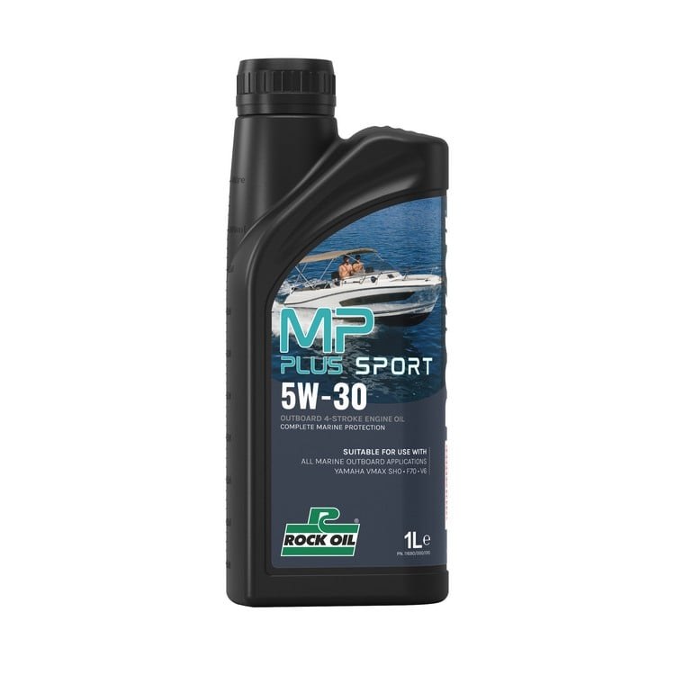 Ulei sintetic Rock Oil MP Plus Sport 5W-30 pentru motoare outboard în 4 timpi, bidon de 1 L